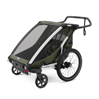 Thule Chariot Lite Double Cykelvagn, Vintage Green