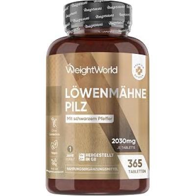 WeightWorld Lejonsmansvamp Tabletter 2000 mg