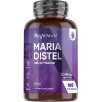WeightWorld Mariatistel 2000 mg, 180 kapslar