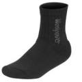 Woolpower Kids' Socks Logo 400 Pirate Black