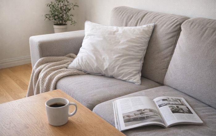 Nordun Anton medelhög dunkudde vit