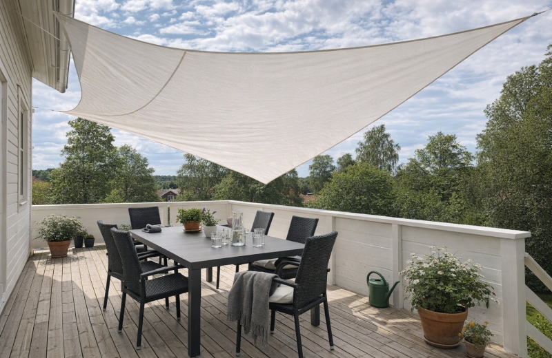 VidaXL Solsegel 3x3 m