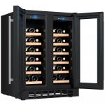 Inbyggbar vinkyl 34 flaskor | 2 temperaturzoner | Tystgående