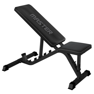 Master Fitness Träningsbänk Black